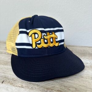 Vintage Pitt University of Pittsburgh Snap Back Hat by AJD